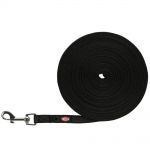 Trixie Schleppleine, gummiert - schwarz 10 m/15 mm