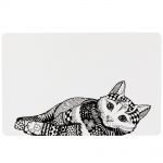 Trixie Napfunterlage Mandala Katze - 44 × 28 cm 