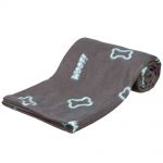 Trixie Fleecedecke Barney Knochenmotiv - 150 x 100 cm 