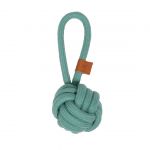 D&D Knotenball mit Schlaufe Harper - blau 27 x 10cm