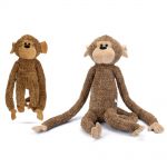 Beeztees Plüschspielzeug Affe Vik (geräuschlos) 