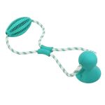 Nobby Vollgummi Rugby mit Saugnapf 