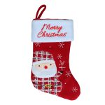 Weihnachtssocke Christmas Stocking Wooly Santa 