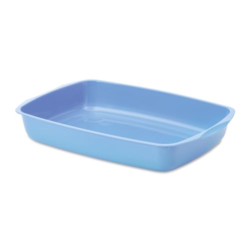 Savic Katzentoilette flach - blau/rosa 