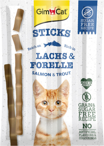 GimCat Sticks Lachs & Forelle - 4 Stück 