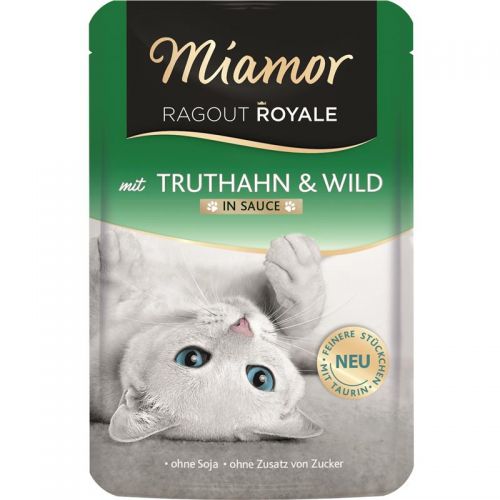 Miamor Ragout Royale in Soße 100g Truthahn & Wild