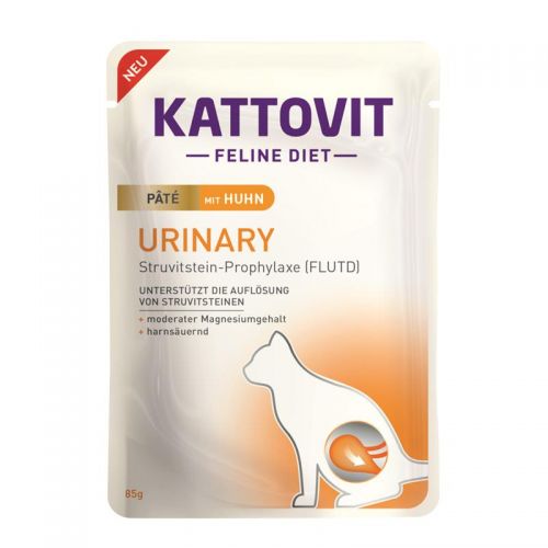 Kattovit PB Feline Urinary Paté mit Huhn 85g 