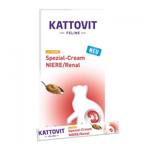 Kattovit Niere/Renal Spezial-Cream mit Huhn 6x15g 