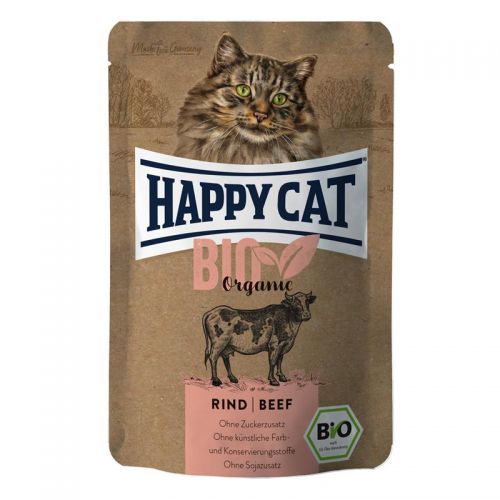 Happy Cat Bio Pouch Rind 85g 