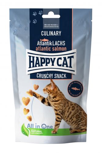 Happy Cat Snack Culinary Crunchy Atlantik-Lachs 70g 