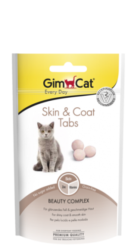 GimCat Skin & Coat Tabs 40 g 