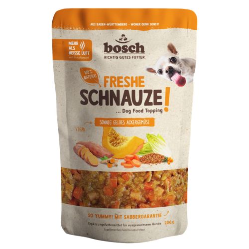 Bosch Freshe Schnauze Topping sonnig gelbes Ackergemüse 200g 