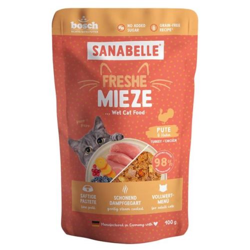 Sanabelle Freshe Mieze Pute & Huhn 100g 