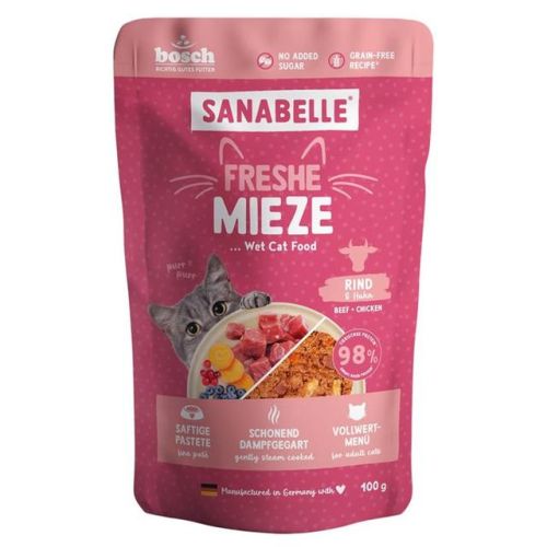 Sanabelle Freshe Mieze Rind & Huhn 100g 