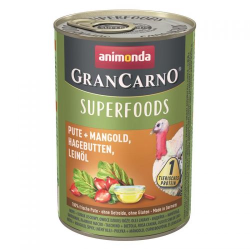 Animonda GranCarno Adult Superfood Pute & Mangold 400 g