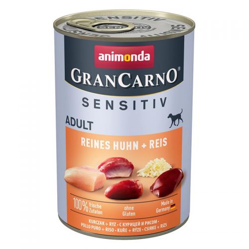 Animonda GranCarno Adult Sensitive Reines Huhn & Reis 400 g