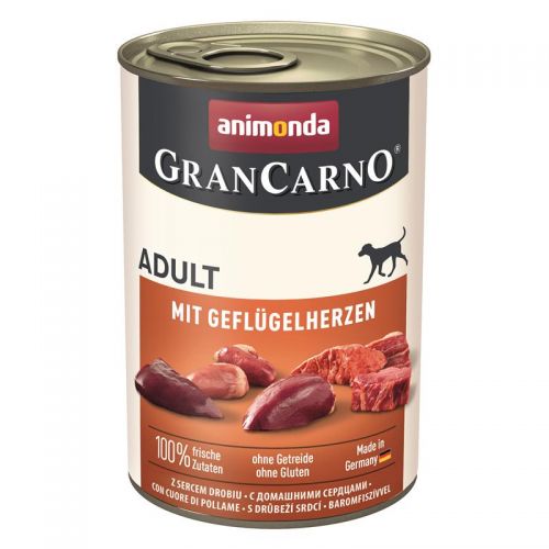 Animonda GranCarno Adult mit Geflügelherzen 