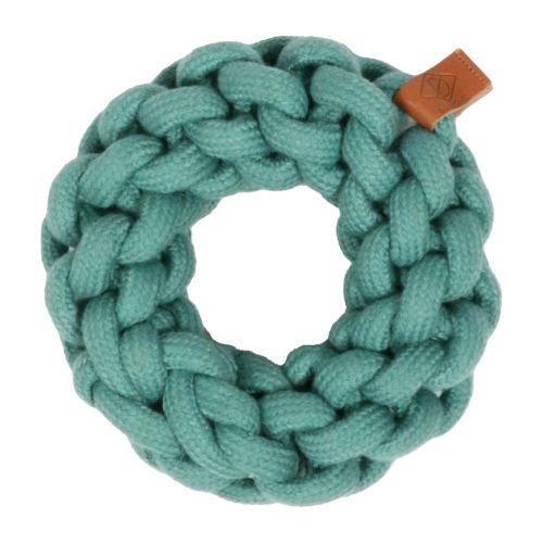 D&D Baumwollring Ben - blau 13 x 13 x 4,5cm