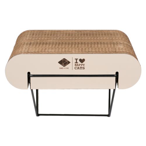 D&D Wandregal aus Pappe David - braun/beige 
