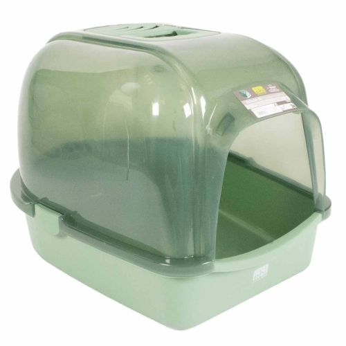 EBI Katzentoilette Eclipse M - transparent/grün 