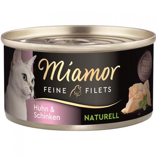 Miamor Feine Filets Naturelle Huhn & Schinken 80g 