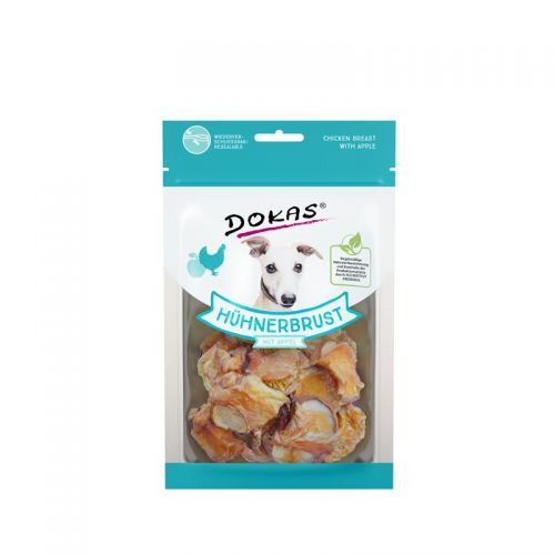 Dokas Dog Hühnerbrustfilet mit Apfel 70 g 