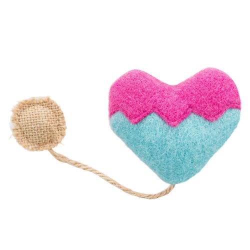 Trixie Herz aus Stoff und Jute 