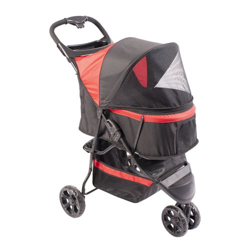 Duvoplus 3-Rad Buggy - Schwarz/Rot 