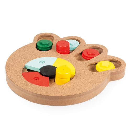 Duvoplus Intelligenzspiel Slide n Snack Puzzle Pfote 
