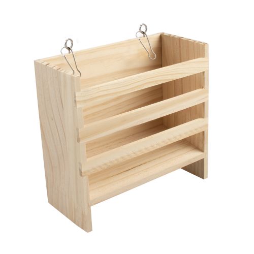 Duvoplus Holz-Heuraufe zum Aufhängen 