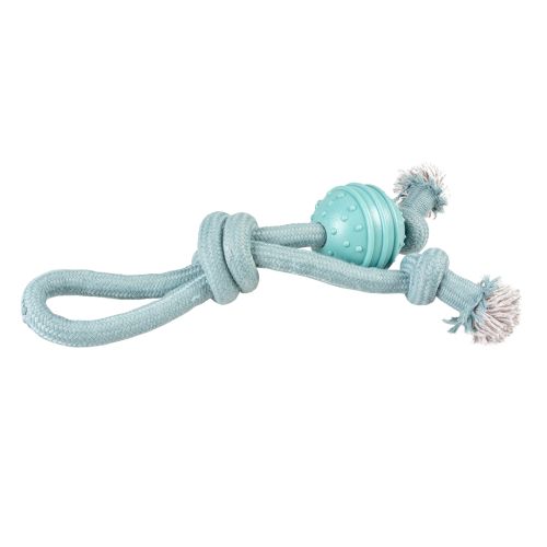 Duvoplus Seilschlaufe mit Knoten & Gummiball - blau 