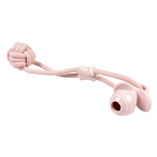Duvoplus Seil 8-Zugring mit Kugel & Gummischnuller - Rosa 