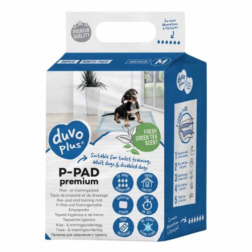 Duvoplus Welpenunterlagen Premium Grüntee-Duft 