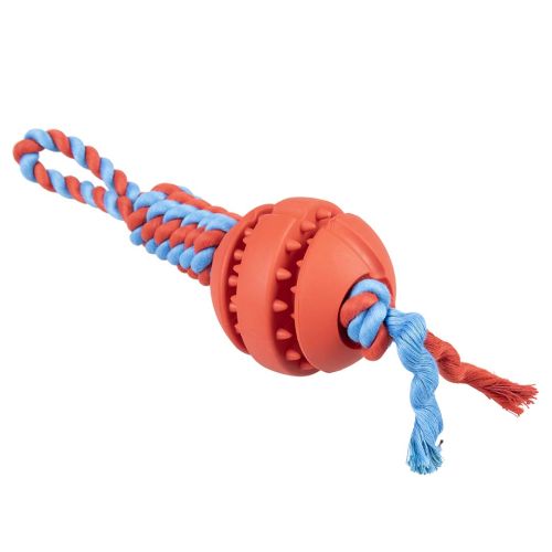 Duvoplus Rubrop Zerrseil mit Ball - rot 