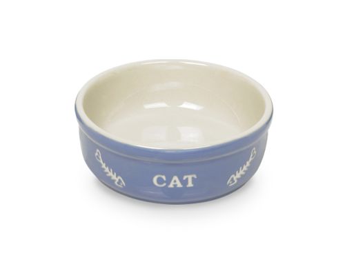 Nobby Keramikschale Cat - hellblau 