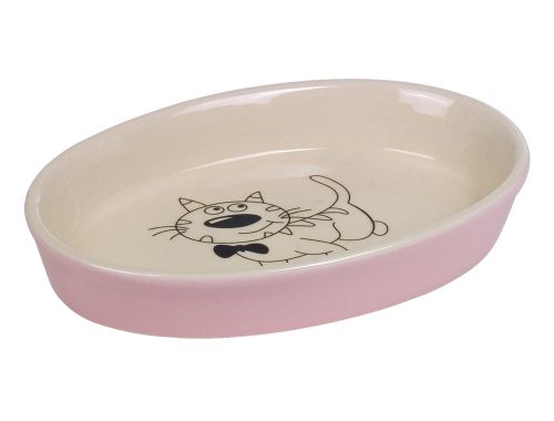 Nobby Keramikschale oval - pink 