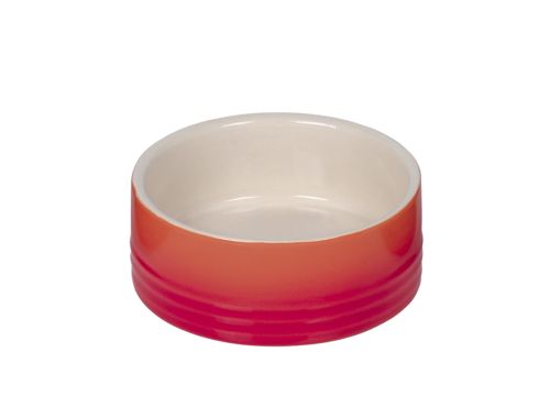 Nobby Keramiknapf Gradient - orange 250 ml / Ø 12 x 4,5 cm