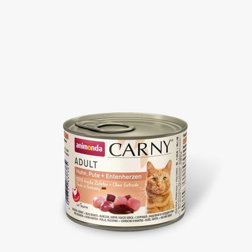 Animonda Cat Dose Carny Adult Huhn & Pute & Entenherzen 