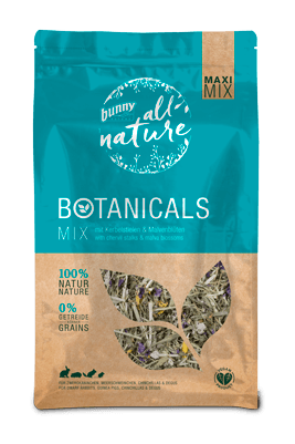 Bunny Botanicals Maxi Mix mit Himbeerblättern & Kornblumenblüten - 400g 