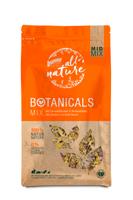 Bunny Botanicals Mid Mix mit Gänseblümchen & Rotkleeblüten 