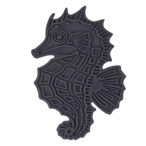 Lick Mat Seahorse - grau 