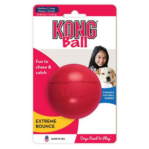 KONG Ball - rot Medium/Large