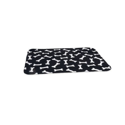 Karlie Flamingo Fleecedecke Milda - 100 x 70 cm Schwarz