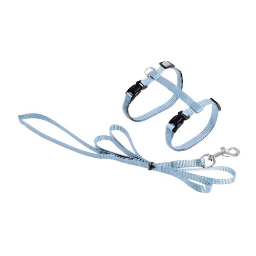 Karlie ASP Katzengeschirr mit Leine Hellblau