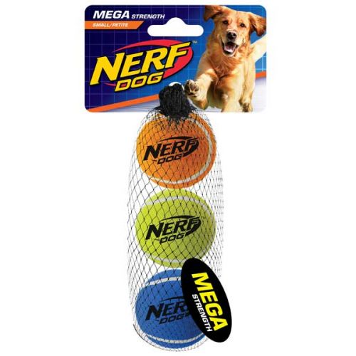 NERF DOG Tennis Balls megastark 5,1 cm / 3 Stück