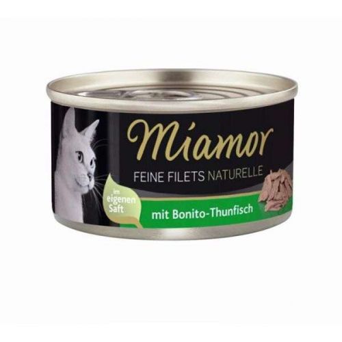 Miamor Feine Filets naturelle 80g Bonito-Thunfisch