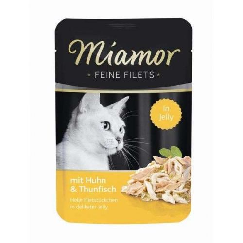 Miamor Feine Filets 100g Filets Huhn & Thun