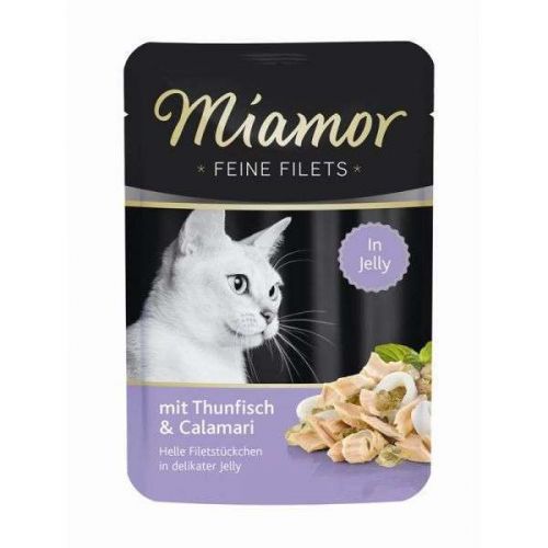 Miamor Feine Filets Portionsbeutel 100g Thun & Calamari