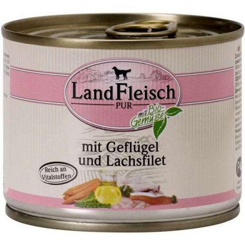 Landfleisch Classic 195g Geflügel & Lachsfilet
