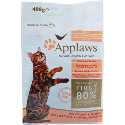 Applaws Katzentrockenfutter mit Hühnchen & Lachs 400 g